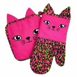 Shop Sourpuss SOURPUSS PINK LEOPARD KITCHEN SET
