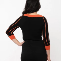 New 🔔 Shop Sour+Plus UNIQUE VINTAGE BLACK & ORANGE STRIPE PUMPKIN ANNALEIGH SWEATER 🥰 11 Shop Sour+Plus UNIQUE VINTAGE BLACK & ORANGE STRIPE PUMPKIN ANNALEIGH SWEATER