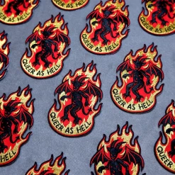 What's New CAT COVEN QUEER AS HELL EMBROIDERED PATCH