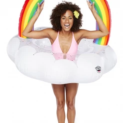 None Ghouls Just Wanna Have Sun RAINBOW CLOUD POOL FLOAT