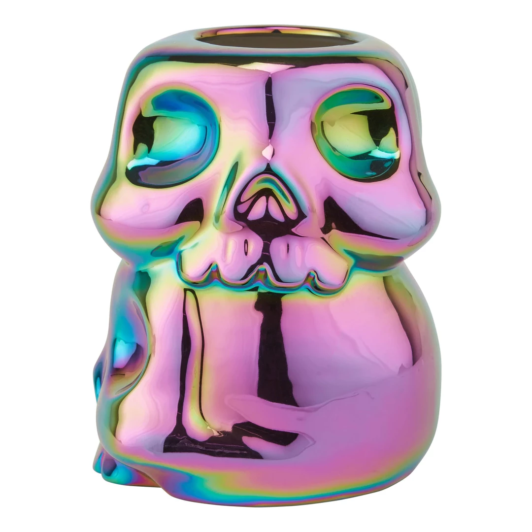 Brand new 🌟 Homewares KILLSTAR RAINBOW SKULLS VASE 👏 4 Homewares KILLSTAR RAINBOW SKULLS VASE