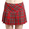 Tripp NYC TRIPP RED PLAID PLEATED SKIRT Apparel