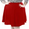 RETROLICIOUS SKATER SKIRT RED