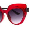 None SCARLETT SUNGLASSES RED Back In Stock