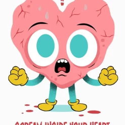 JELLYKOE SCREAM INSIDE YOUR HEART PRINT Homewares