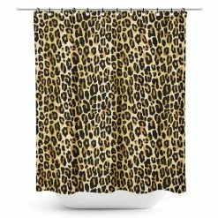 SOURPUSS LEOPARD SHOWER CURTAIN Haunted Homewares