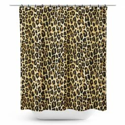 SOURPUSS LEOPARD SHOWER CURTAIN Haunted Homewares