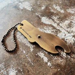 HELLCATS USA SKELETON HAND SPIN KEYCHAIN