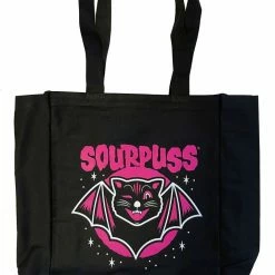 SOURPUSS JINX BAT TOTE BAG