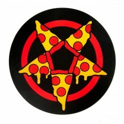 SOURPUSS PIZZAGRAM ROUND KITCHEN BOARD Haunted Homewares