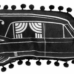 SOURPUSS HEARSE SHAPED PILLOW Haunted Homewares