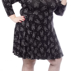Best Sale 👏 Shop Sour+Plus SOURPUSS SCORPION 3/4 SLEEVE SKATER 👗 DRESS ❤️ 12 Shop Sour+Plus SOURPUSS SCORPION 3/4 SLEEVE SKATER DRESS
