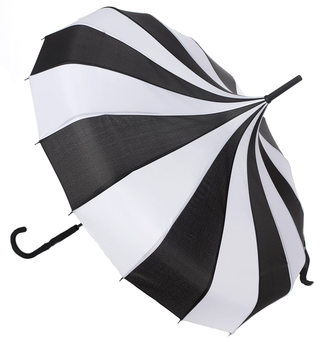 Cheapest 🎉 Ghouls Just Wanna Have Sun SOURPUSS PAGODA UMBRELLA BLACK/WHITE 🎉 3 Ghouls Just Wanna Have Sun SOURPUSS PAGODA UMBRELLA BLACK/WHITE