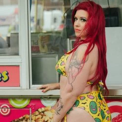 SOURPUSS SPOOKY MELONS SCRUNCH BIKINI What's New