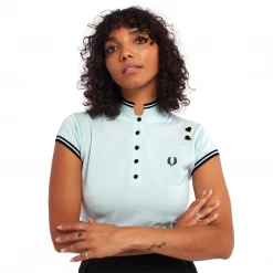 FRED PERRY AMY WINEHOUSE KNITTED SHIRT STARLIGHT Apparel