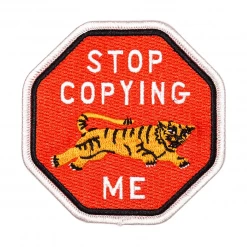 OXFORD PENNANT STOP COPYING ME EMBROIDERED PATCH