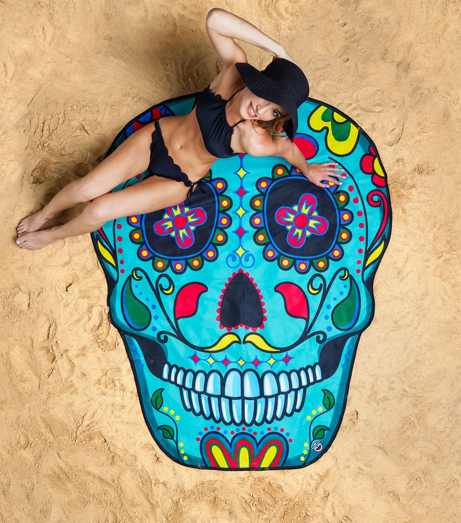 Top 10 𧨠None Back In Stock GIANT SUGAR SKULL BEACH BLANKET π 3 None Back In Stock GIANT SUGAR SKULL BEACH BLANKET