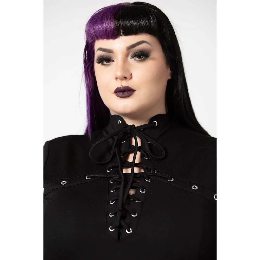 Deals ❤️ Shop Sour+Plus KILLSTAR TIED UP SKATER 👗 DRESS 😉 7 Shop Sour+Plus KILLSTAR TIED UP SKATER DRESS