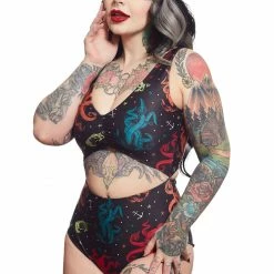 SOURPUSS UNDER THE SEA MONOKINI Ghouls Just Wanna Have Sun