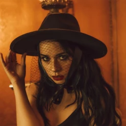 Flash Sale ⭐ LIVELY GHOSTS VEILED HAT BLACK What's New 😀 11 LIVELY GHOSTS VEILED HAT BLACK What's New