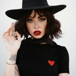 Flash Sale ⭐ LIVELY GHOSTS VEILED HAT BLACK What's New 😀 9 LIVELY GHOSTS VEILED HAT BLACK What's New