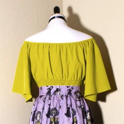 Shop Sour+Plus OBLONG BOX SHOP VICTORIA TOP CHARTRUESE