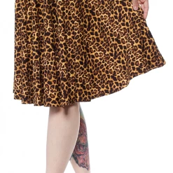 Shop Sour+Plus WAX POETIC LEOPARD ELLA SKIRT