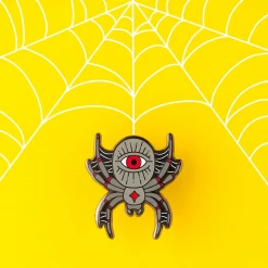 LUXCUPS CREATIVE WEB WEAVER ENAMEL PIN