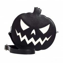 SOURPUSS SPARKLE PUMPKIN PURSE BLACK/WHITE Shop Sourpuss