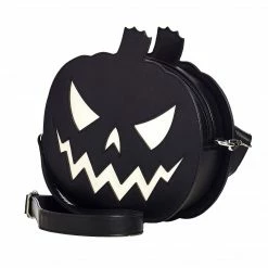 SOURPUSS SPARKLE PUMPKIN PURSE BLACK/WHITE Shop Sourpuss
