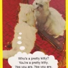 None WHO'S A PRETTY KITTY GREETING CARD Cards & Gift Wrap