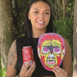 RETRO A GO GO WOLFIE METAL SIGN